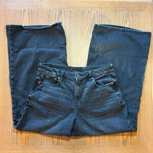 American Eagle Outfitters Black Wide Leg Jeans